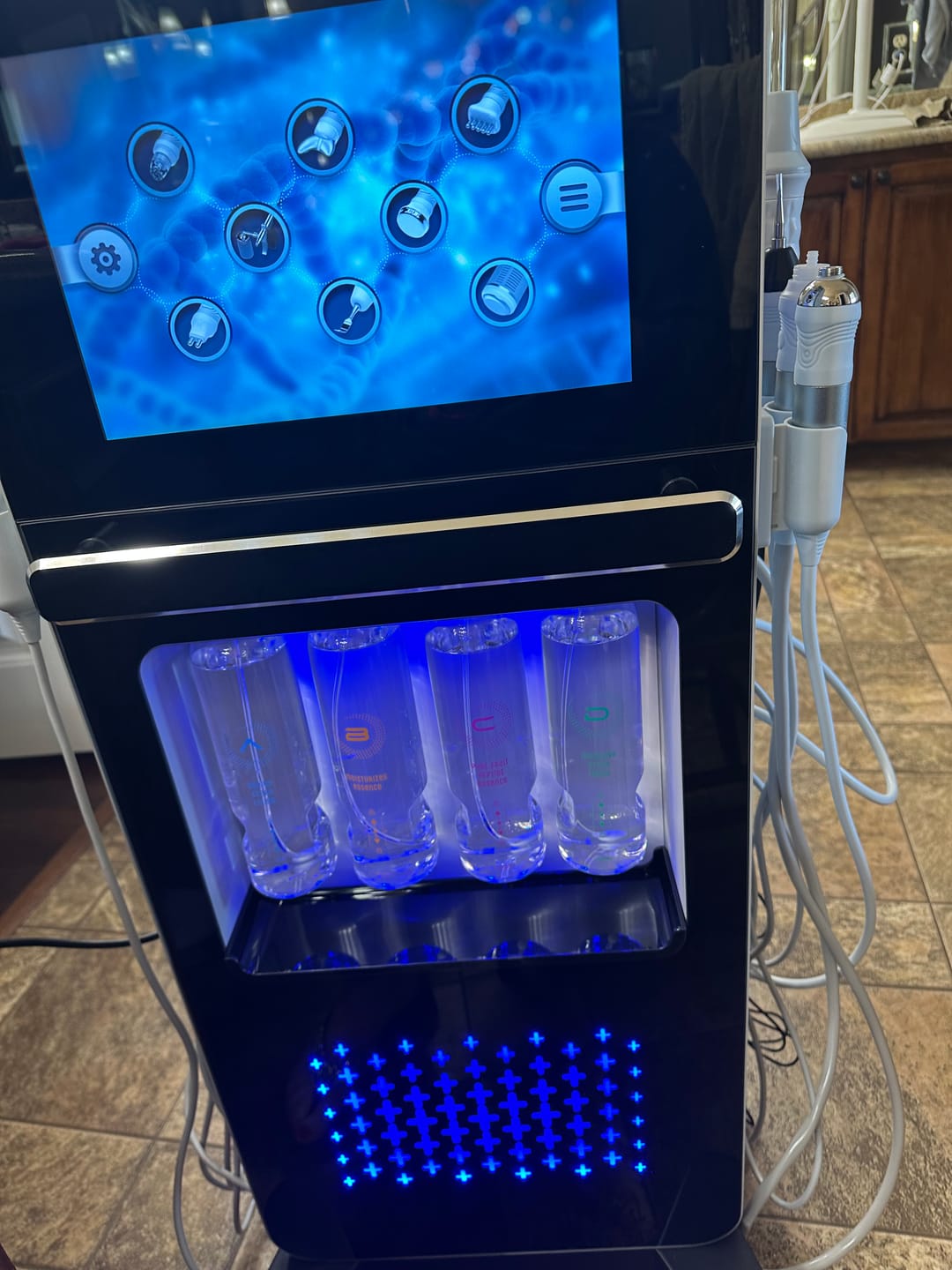 Customer photo review of 17 in 1 Hydra Skin Care System Facial Machine Elite