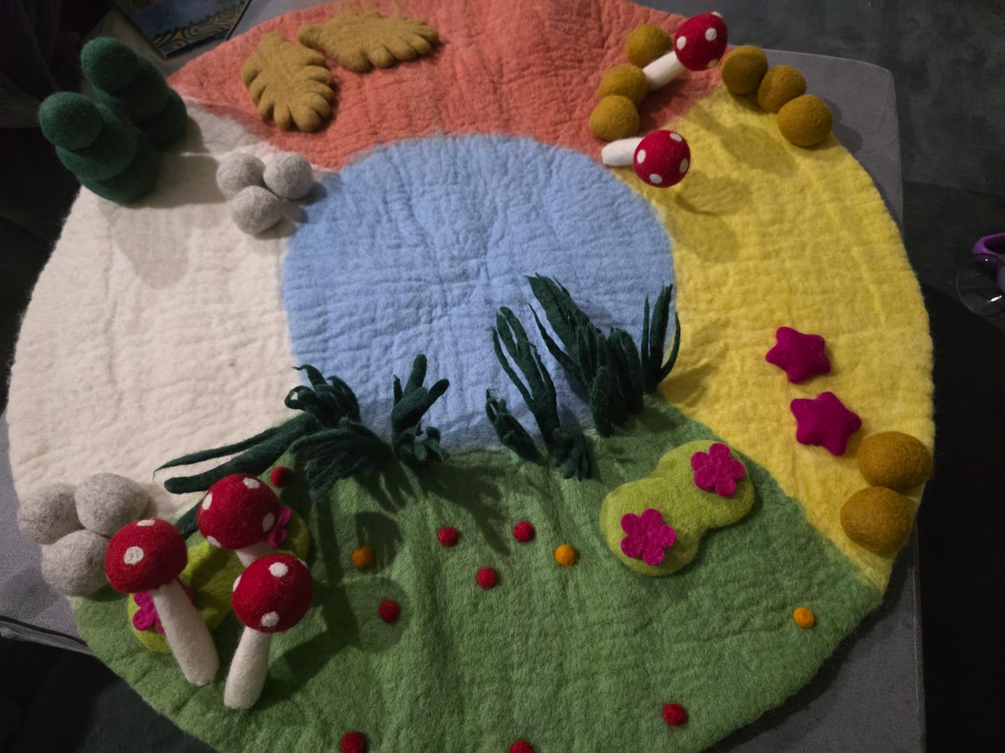 Customer photo review of Four Seasons Play Mat Playscape (Small 45cm Diameter)