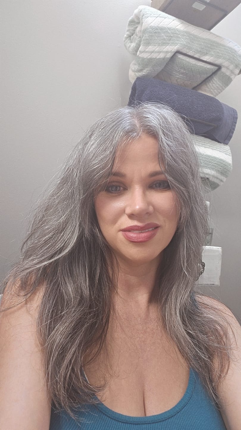 Customer photo review of Blueberry Fields Shampoo & Conditioner Bundle