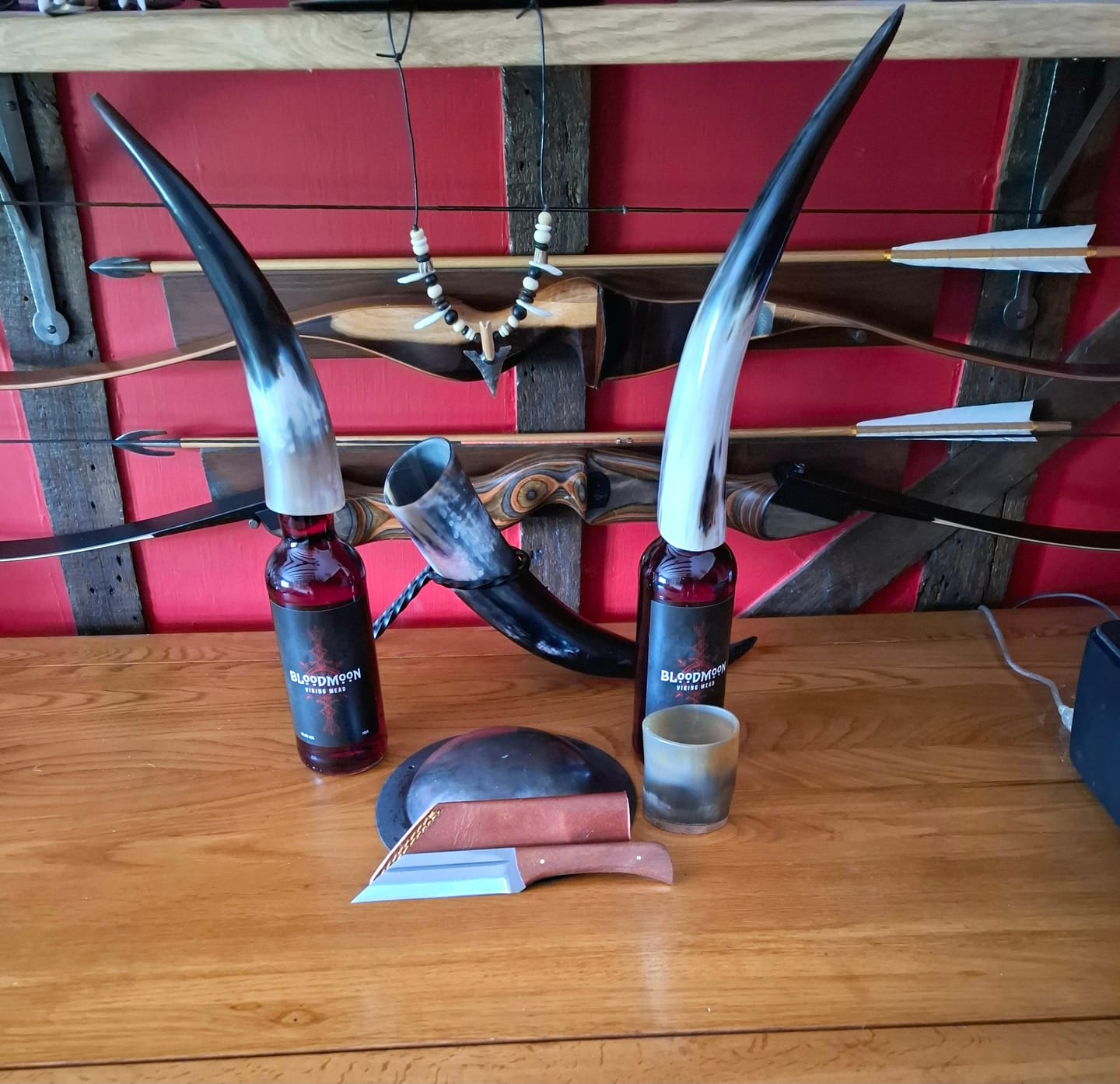 Customer photo review of BloodMoon - Viking Mead - With FREE Horn
