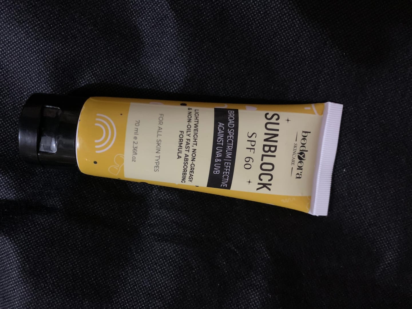 Customer photo review of Sunblock SPF 60