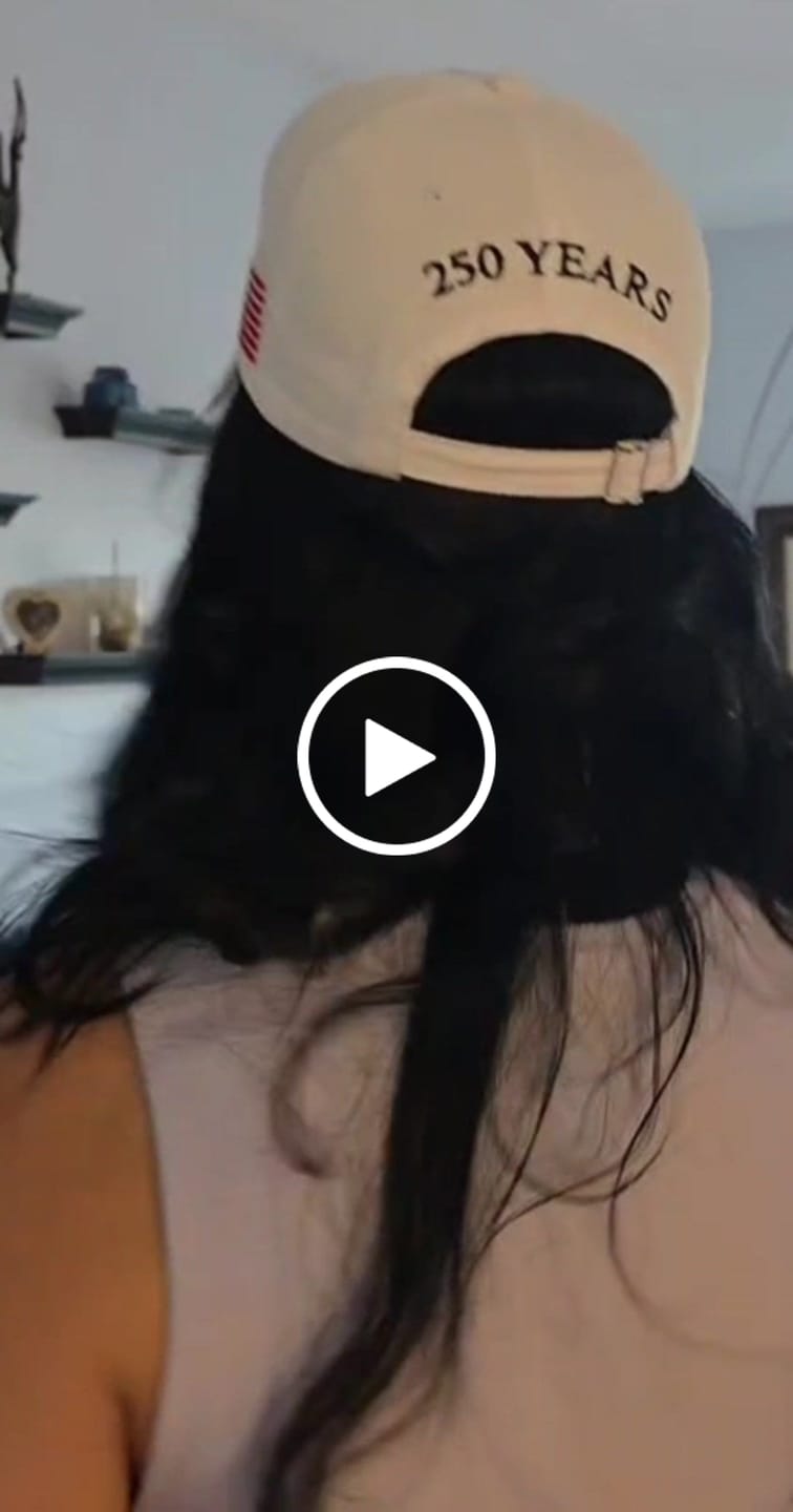 Customer video review of USA 250th Anniversary Hat (1776–2026) — Embroidered Semiquincentennial Cap