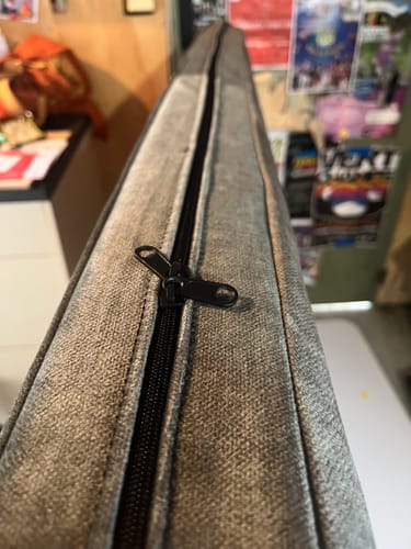 Customer photo review of Akoya Upholstery Fabric - 12 Colours