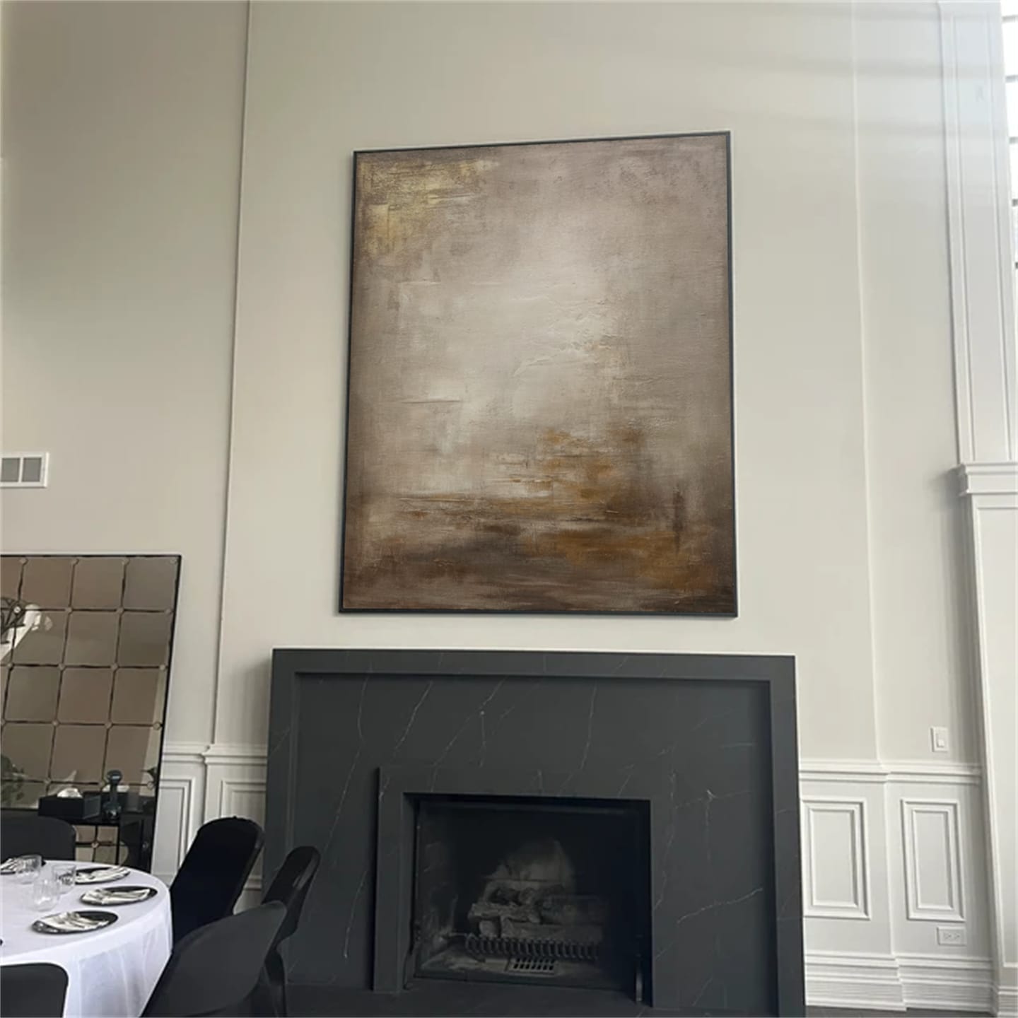 Customer photo review of Abstract Painting Canvas #AP108