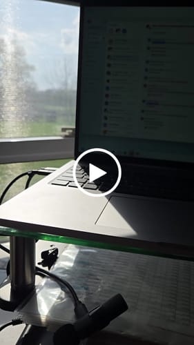 Customer video review of DeskBoard Buddy