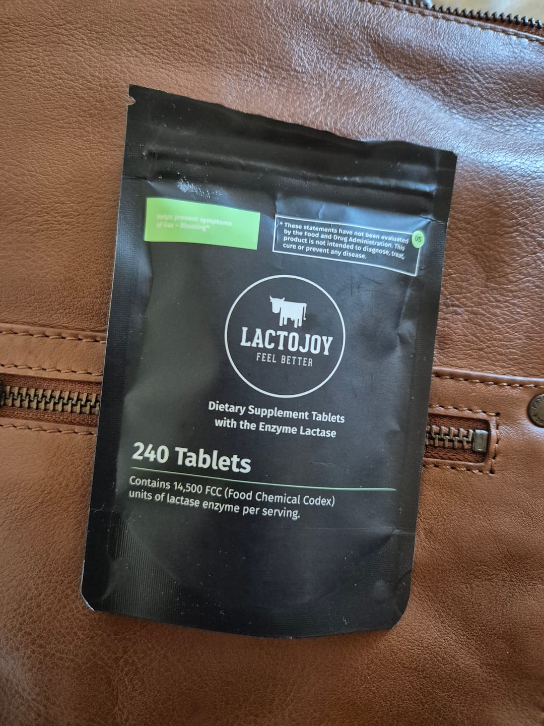 Customer photo review of LactoJoy Lactase Pills - 14.500 FCC - 240 pcs refill bag