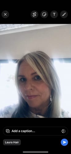 Customer photo review of Face Framing Layers / Clip In Extensions / Human Hair / 14 inches / 15 grams