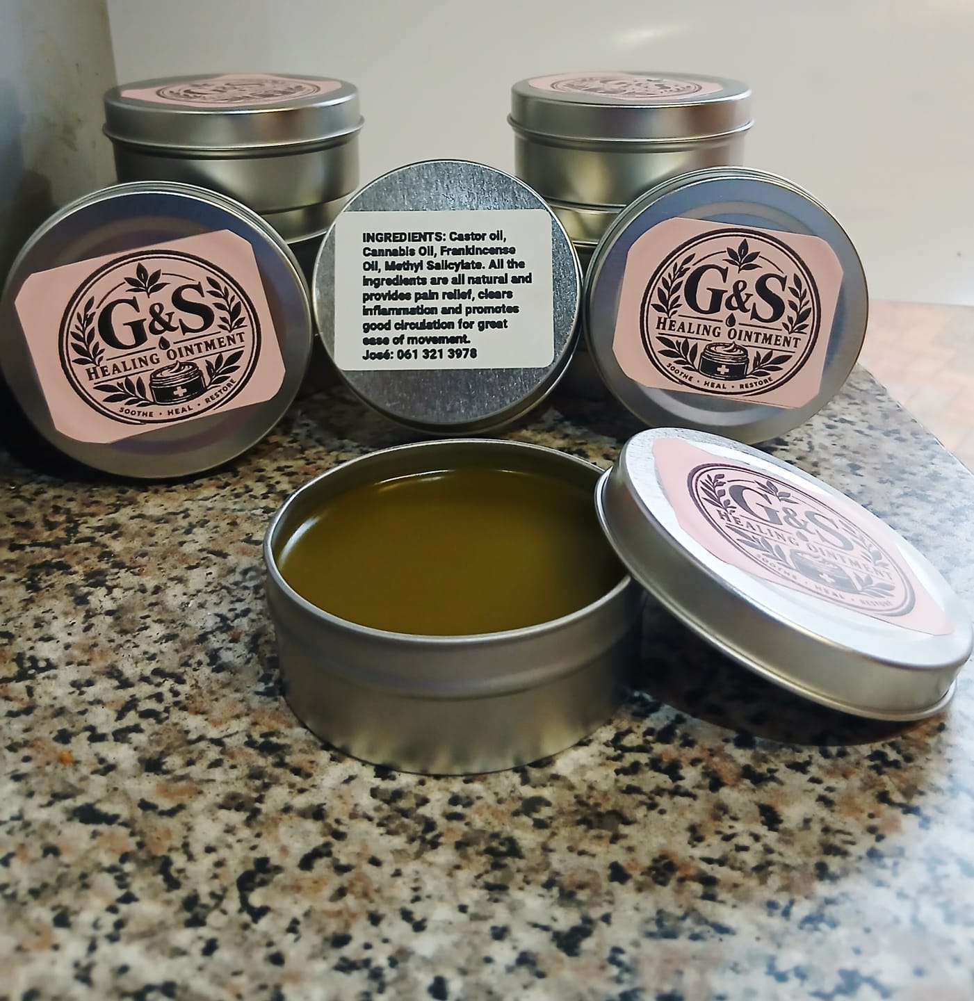 Customer photo review of 90 ml Tin Container with Lid (75 grams) - Silver