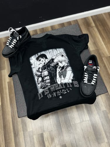 Customer photo review of Berserk 'It Is What It Is' T-Shirt