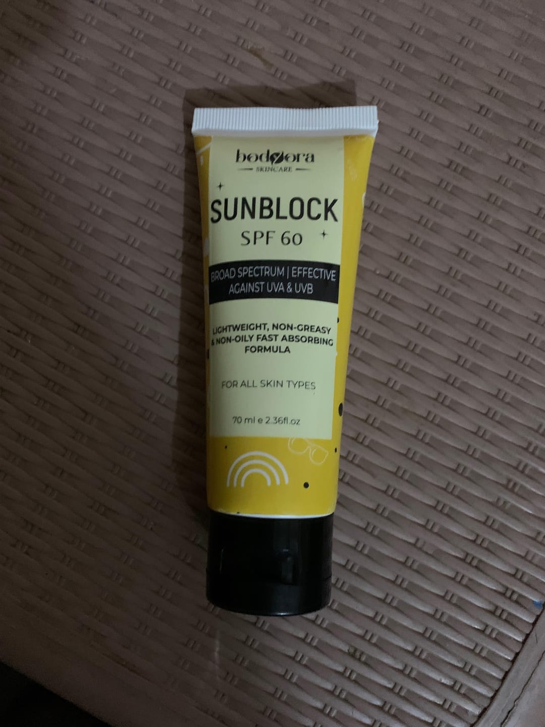 Customer photo review of Sunblock SPF 60