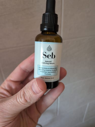 Customer photo review of Seb Natural Calming Serum