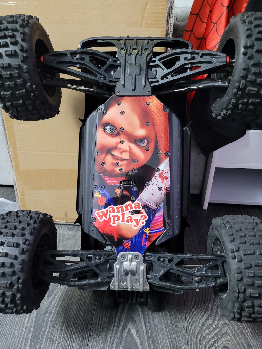 Customer photo review of ARRMA KRATON 6S EXB / 6S BLX V6 "CREATE YOUR OWN SKIN" chassis protector skin