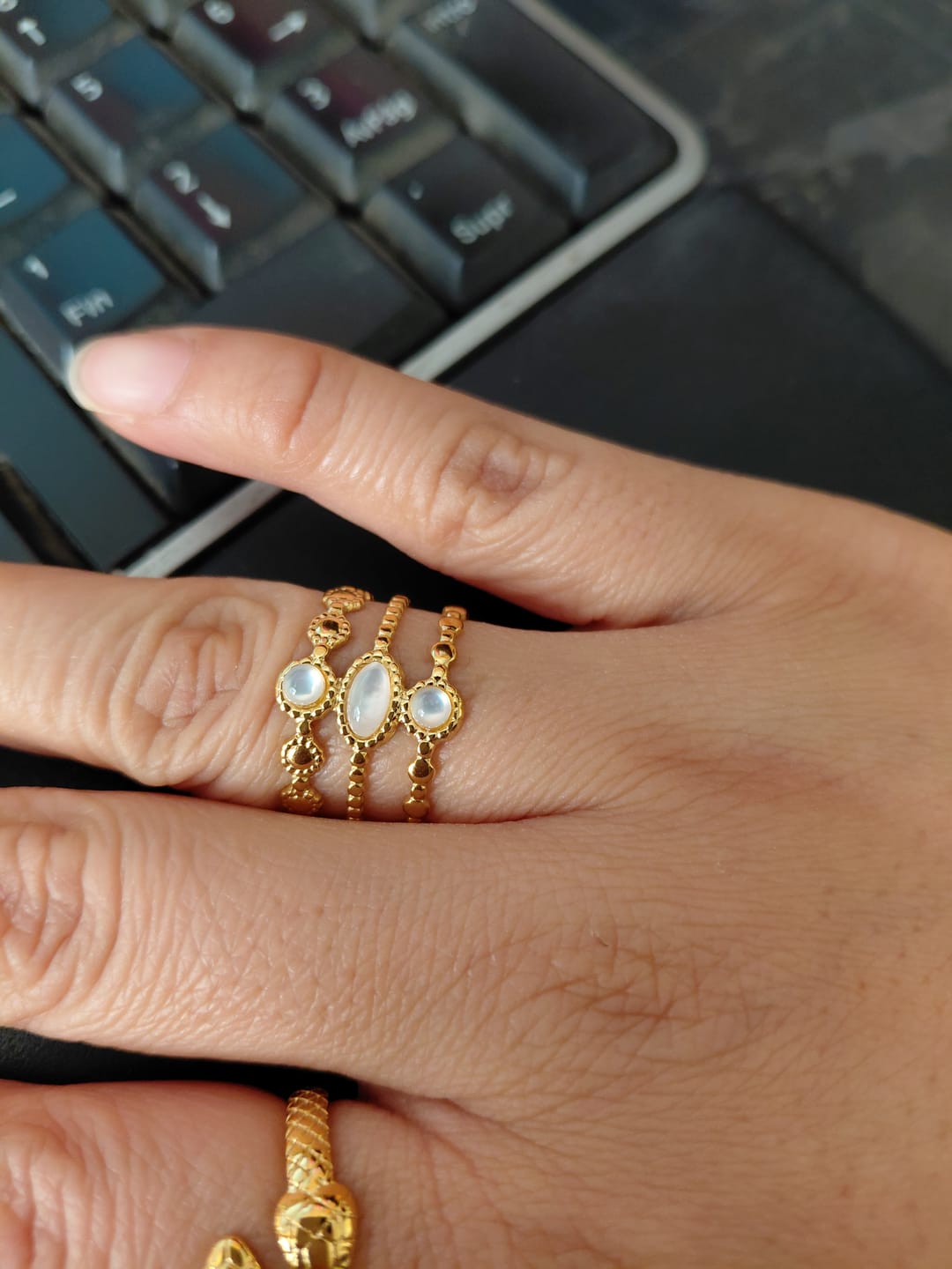 Customer photo review of Anillo Ajustable Albo