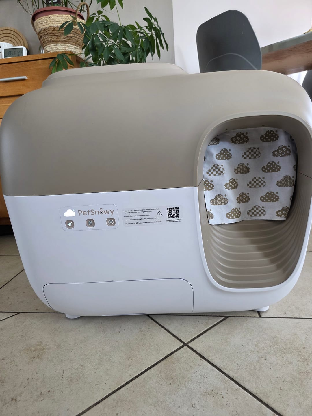 Customer photo review of Self-Cleaning Litter Box