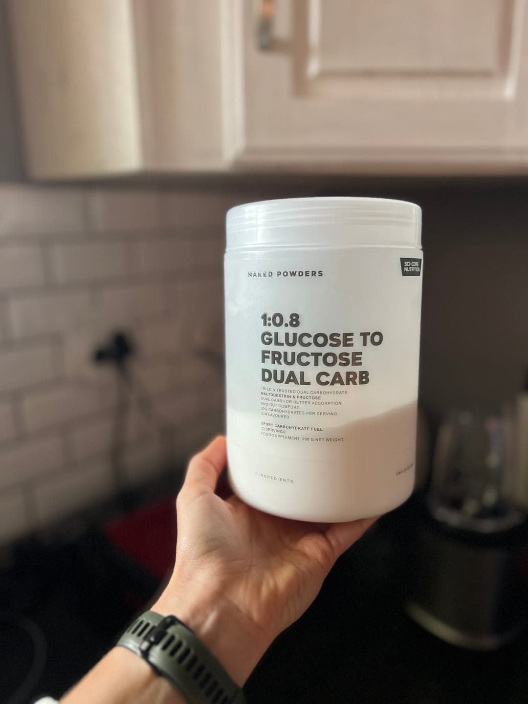 Customer photo review of Dual Carb - 1:0.8 Glucose to Fructose - 990g | 33 servings