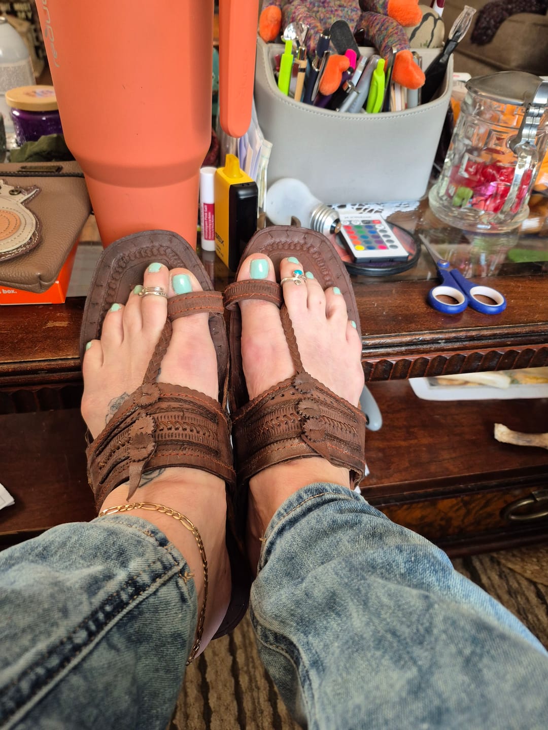 Customer photo review of Water Buffalo Sandals