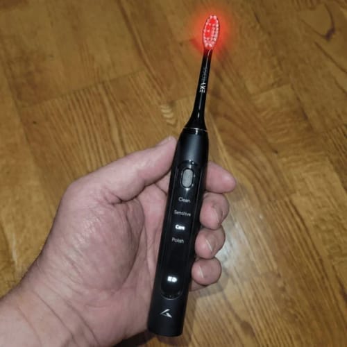 Customer photo review of Exy Red Light Toothbrush