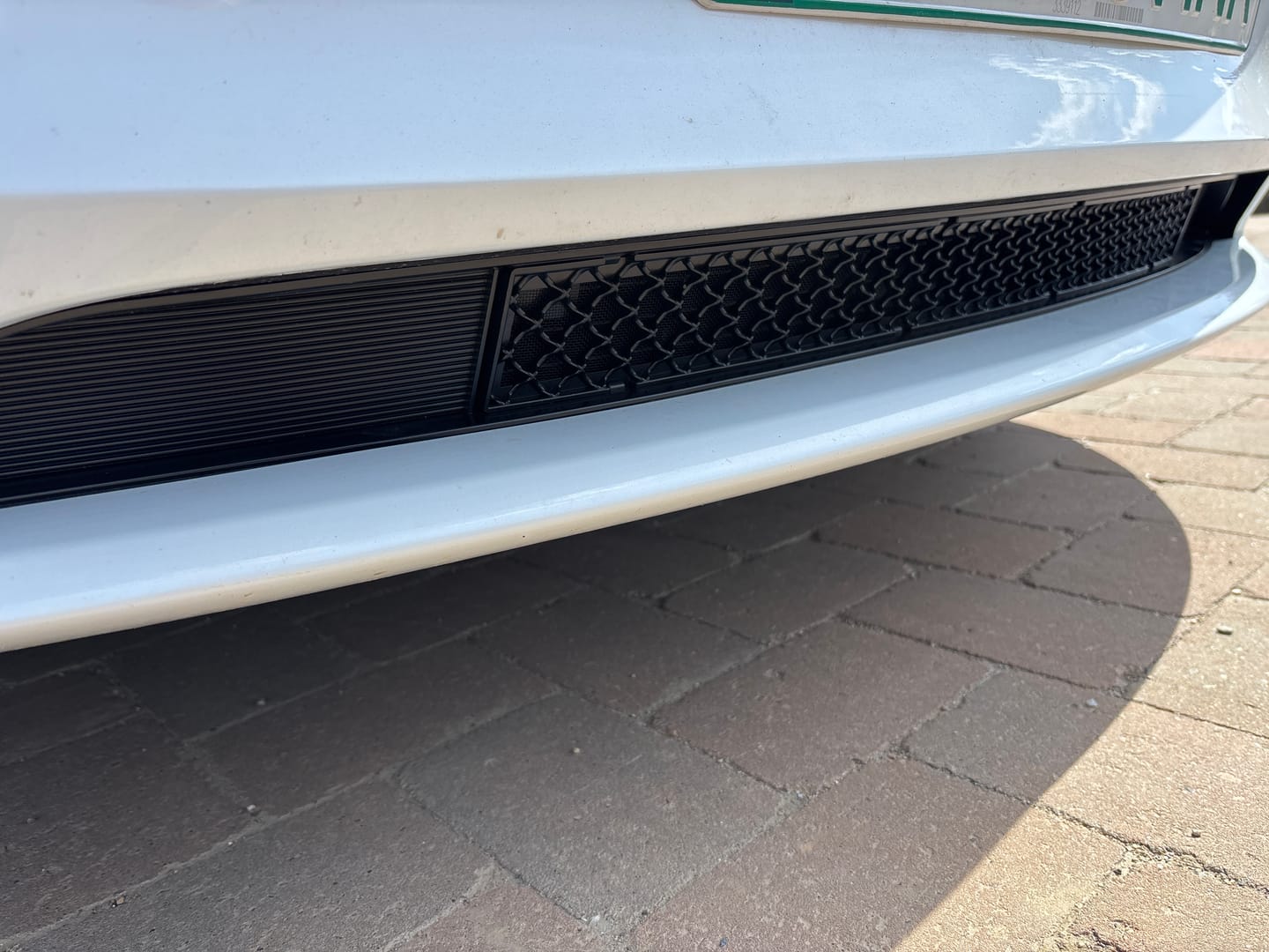 Customer photo review of Front Bumper Radiator Mesh Grill Panel for Tesla Model 3 Highland 2024+