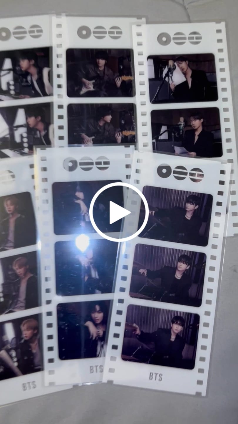 Customer video review of LIMITED EDITION: PREMIUM FILM PHOTO SLEEVES - ARIRANG VERSION (69x153MM)