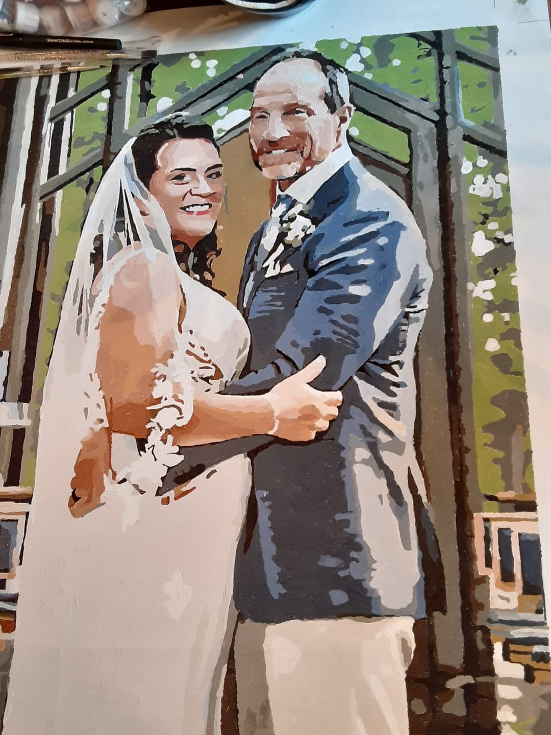 Customer photo review of Paint Your Own Photo