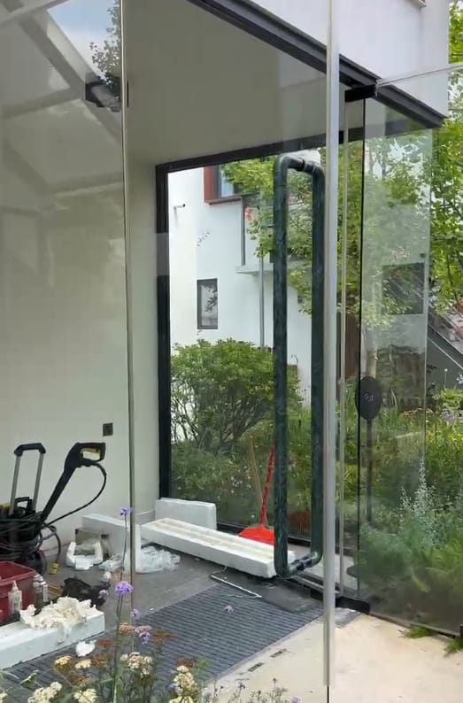Customer photo review of The Balance Door Handles