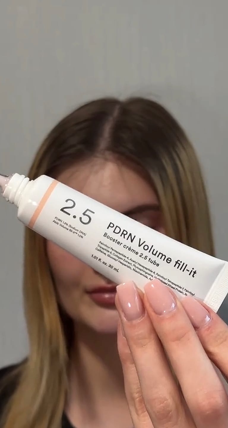 Customer photo review of PDRN Volume fill-it Booster crème 2.5 tube