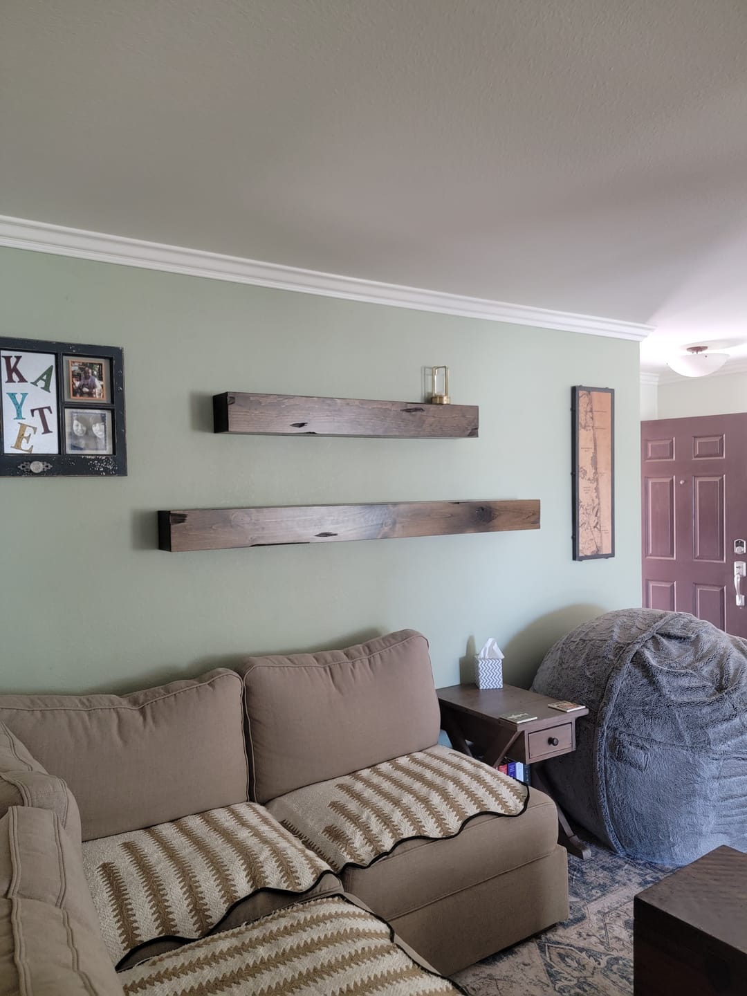 Customer photo review of Distressed Mantels