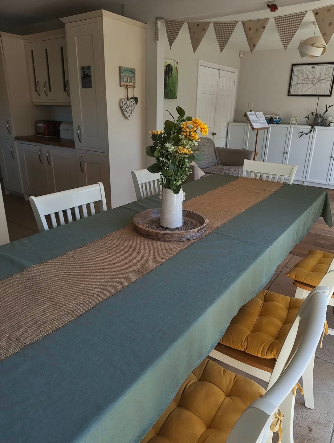 Customer photo review of Washed Linen Blend Fabric