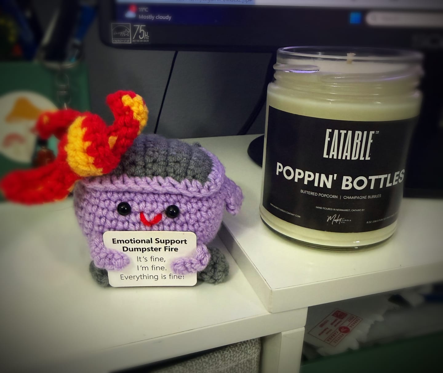 Customer photo review of FREE GIFT with $125 🕯️  Poppin' Bottles Wax Candle