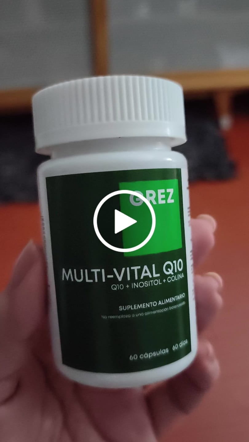 Customer video review of MULTI-VITAL Q10 - Vitaminas + Q10 + Inositol + Colina - 30 cápsulas
