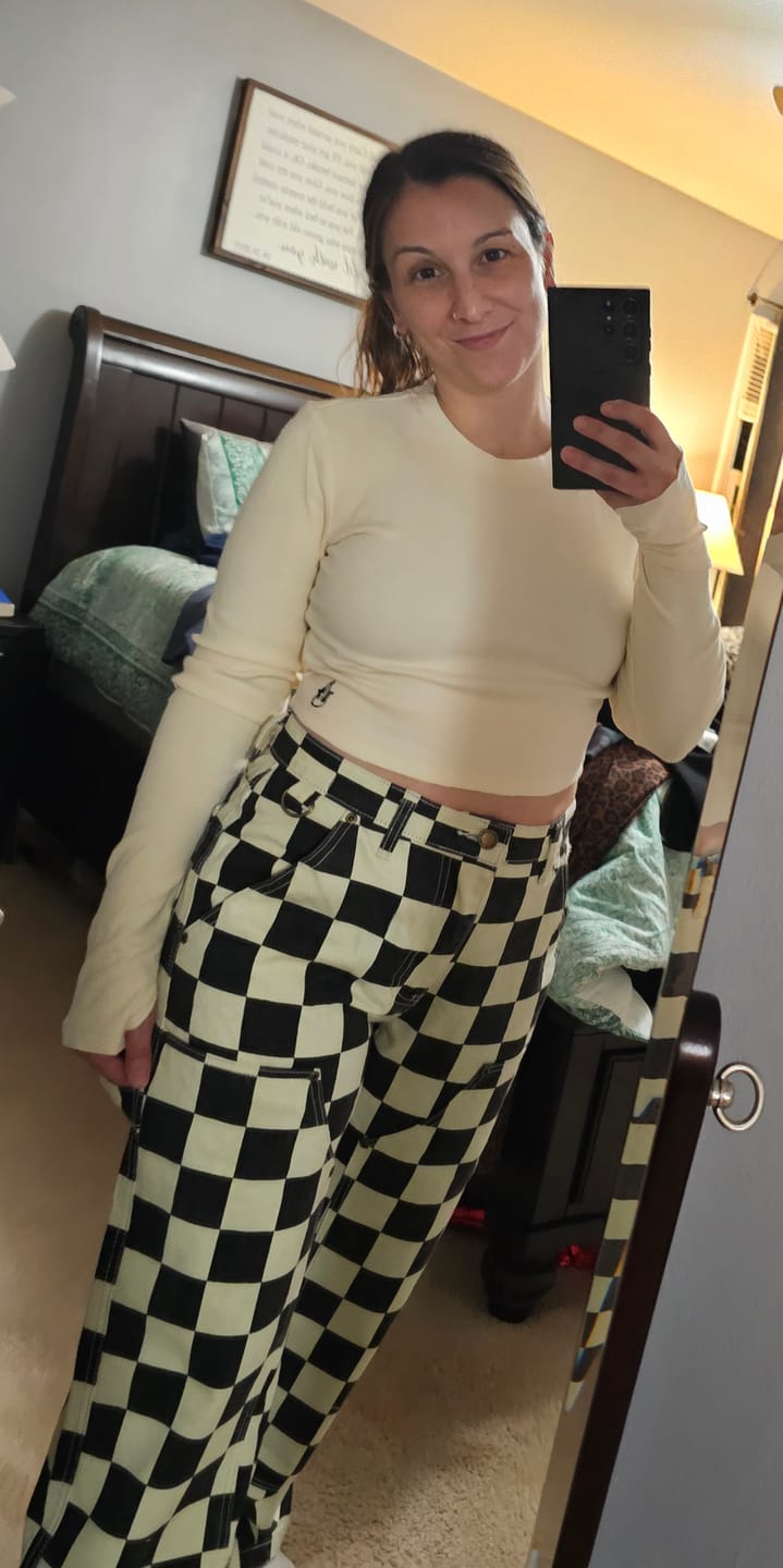 Customer photo review of Gravedigger Carpenter Pant - Checkered (Ships 4/30)