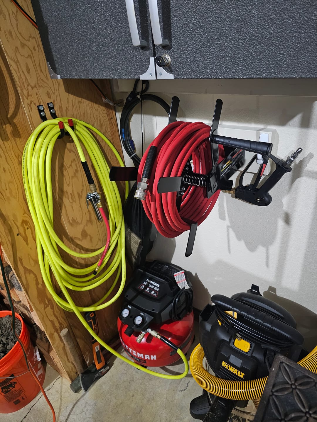 Customer photo review of QC Installed Pressure Washer Hose 1/4" x 50FT