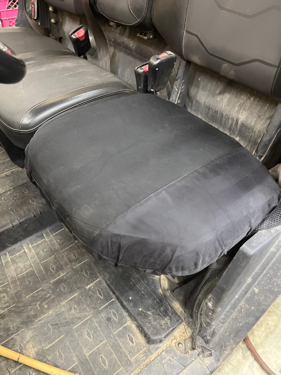 Customer photo review of UTV Seat Cover for Can Am Defender
