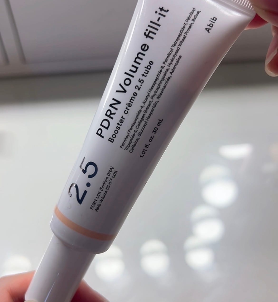 Customer photo review of PDRN Volume fill-it Booster crème 2.5 tube