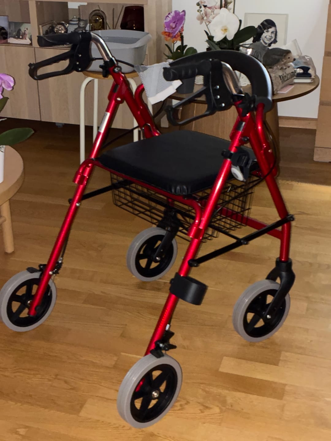 Customer photo review of Trendmobil Rollator nur 6,7 kg - inkl. Korb und Stockhalterung