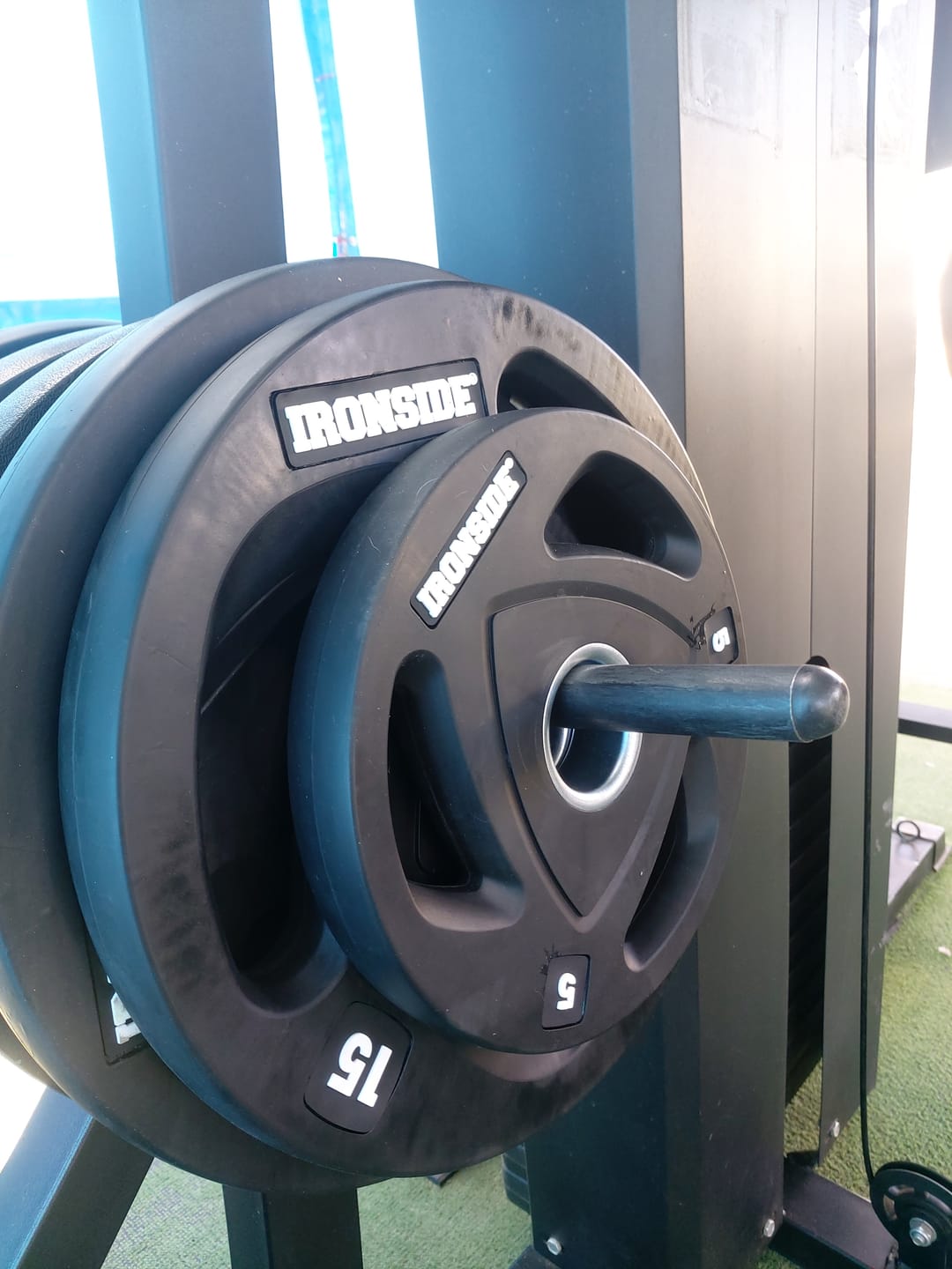 Customer photo review of Disco Olimpico de 3 Agarres (2,5 a 25 kg) IRONSIDE