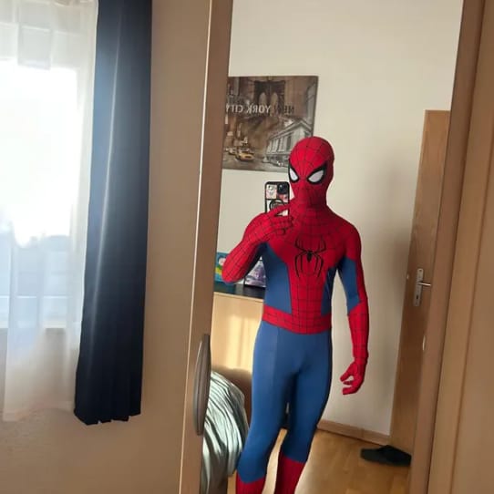 Customer photo review of Spider-Man: Brand New Day (2026) Costume (Made Of Silicone) (Cosplay Grade)
