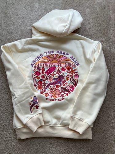 Customer photo review of Whale Shark Tropics Hoodie