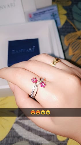 Customer photo review of RUBY BLISS RING
