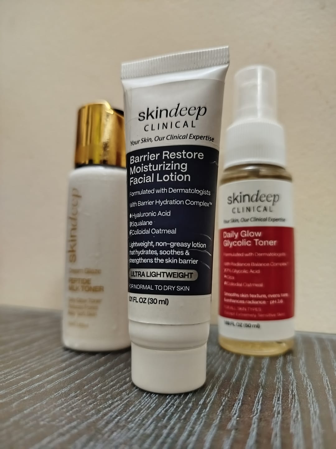 Customer photo review of Barrier Restore Moisturizing Facial Lotion