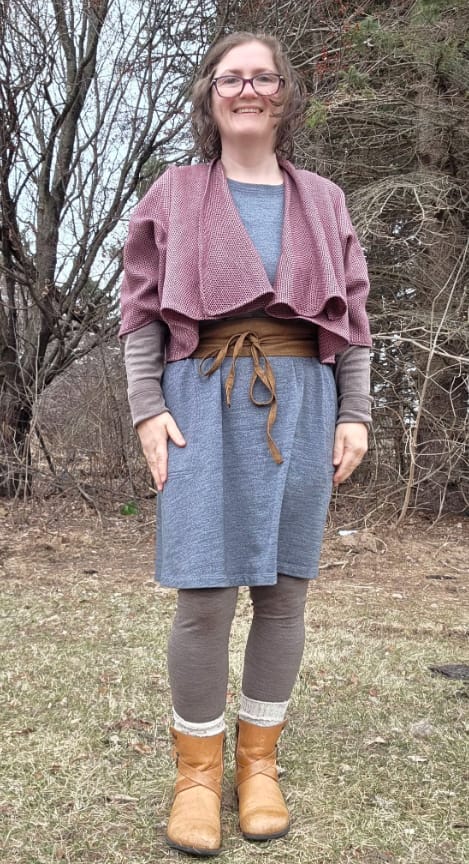 Customer photo review of NEW! Wool Obi Wrap Belt