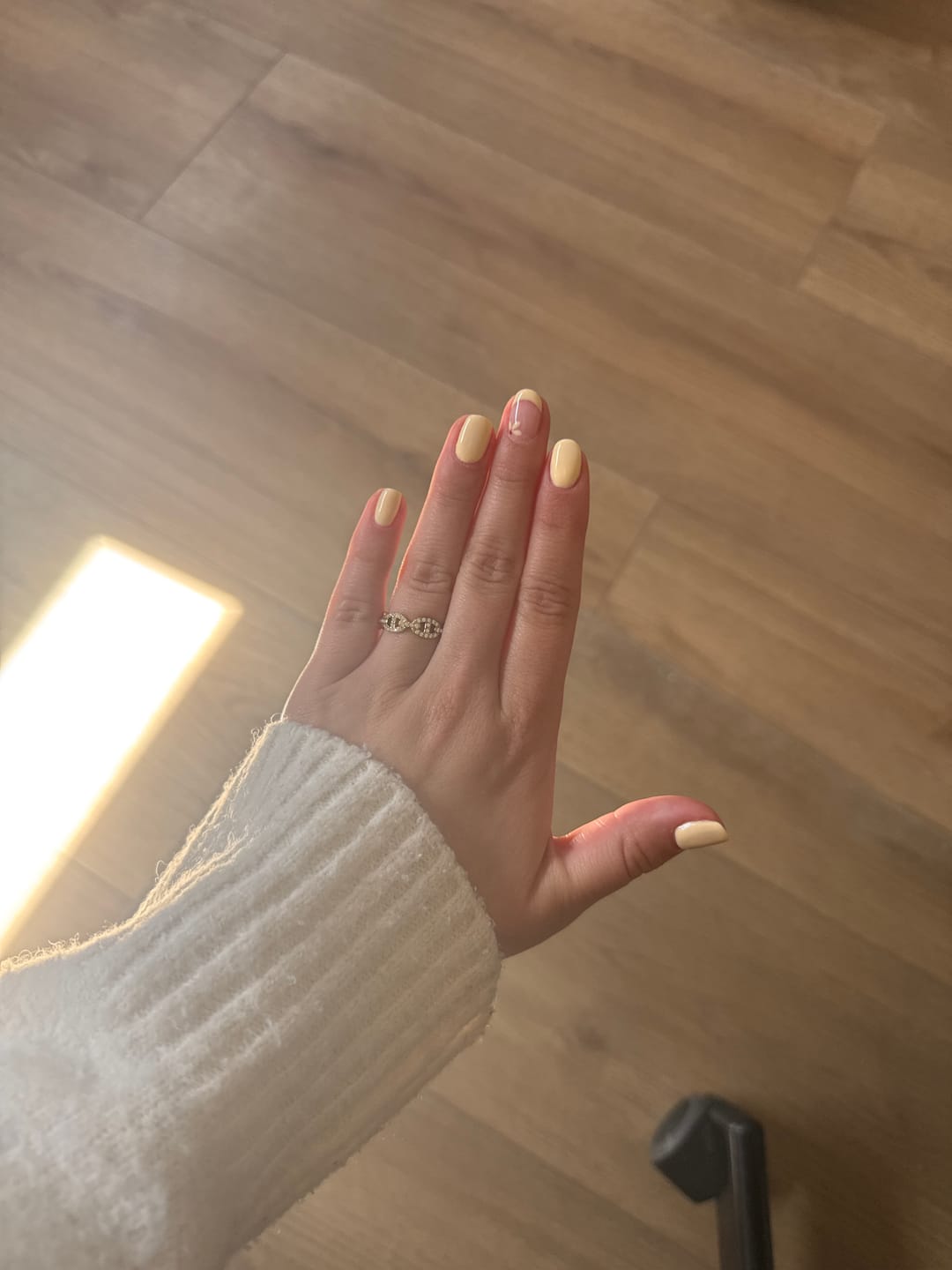 Customer photo review of Pave Flow Deluxe Ring 14K Vergoldet