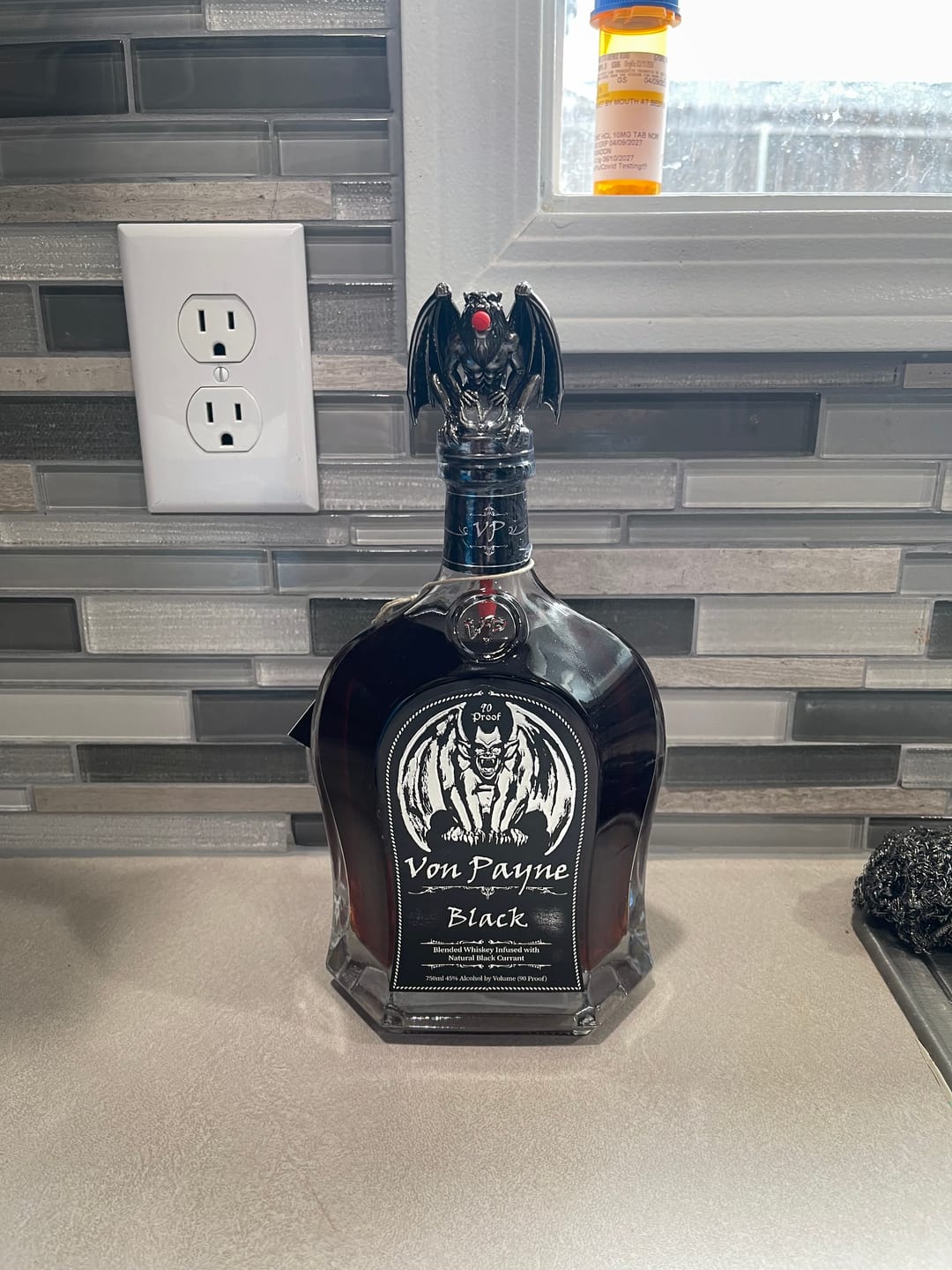 Customer photo review of Von Payne Black Blended Whiskey (2) Bottle Bundle