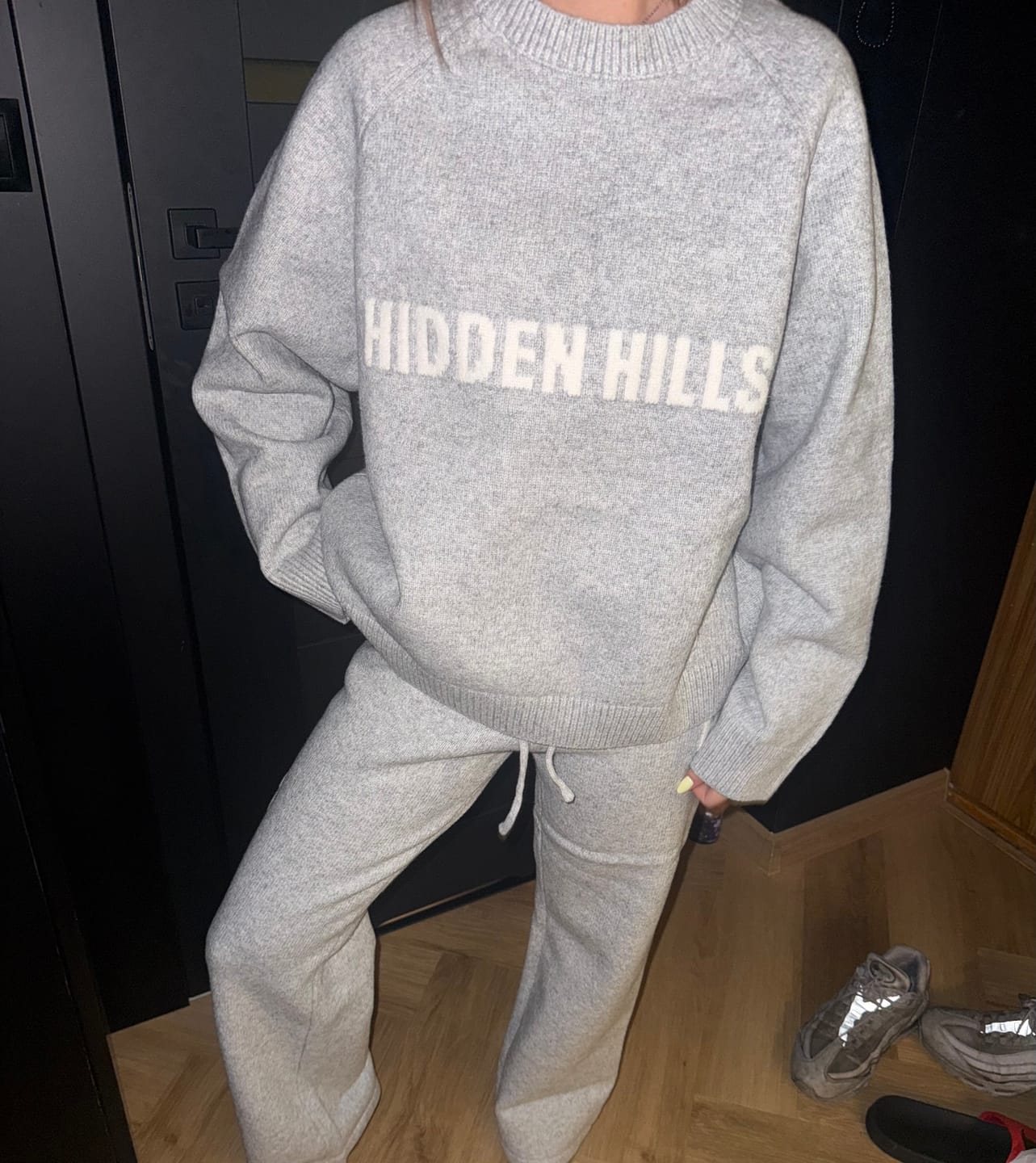 Avis client avec photo sur le PULL EN MAILLE GRIS CLAIR