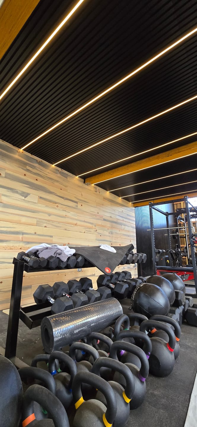Customer photo review of Luxe LED™ Slat Wall Light Kit