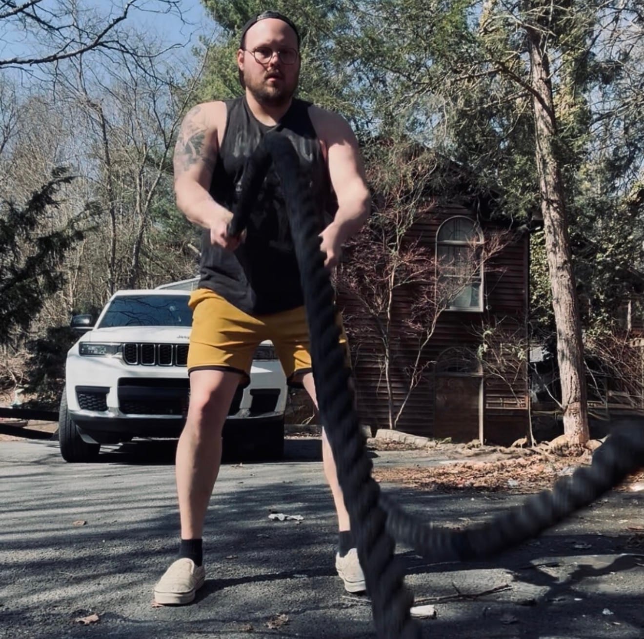 Customer photo review of GOLDEN DRI-FIT SHORTS