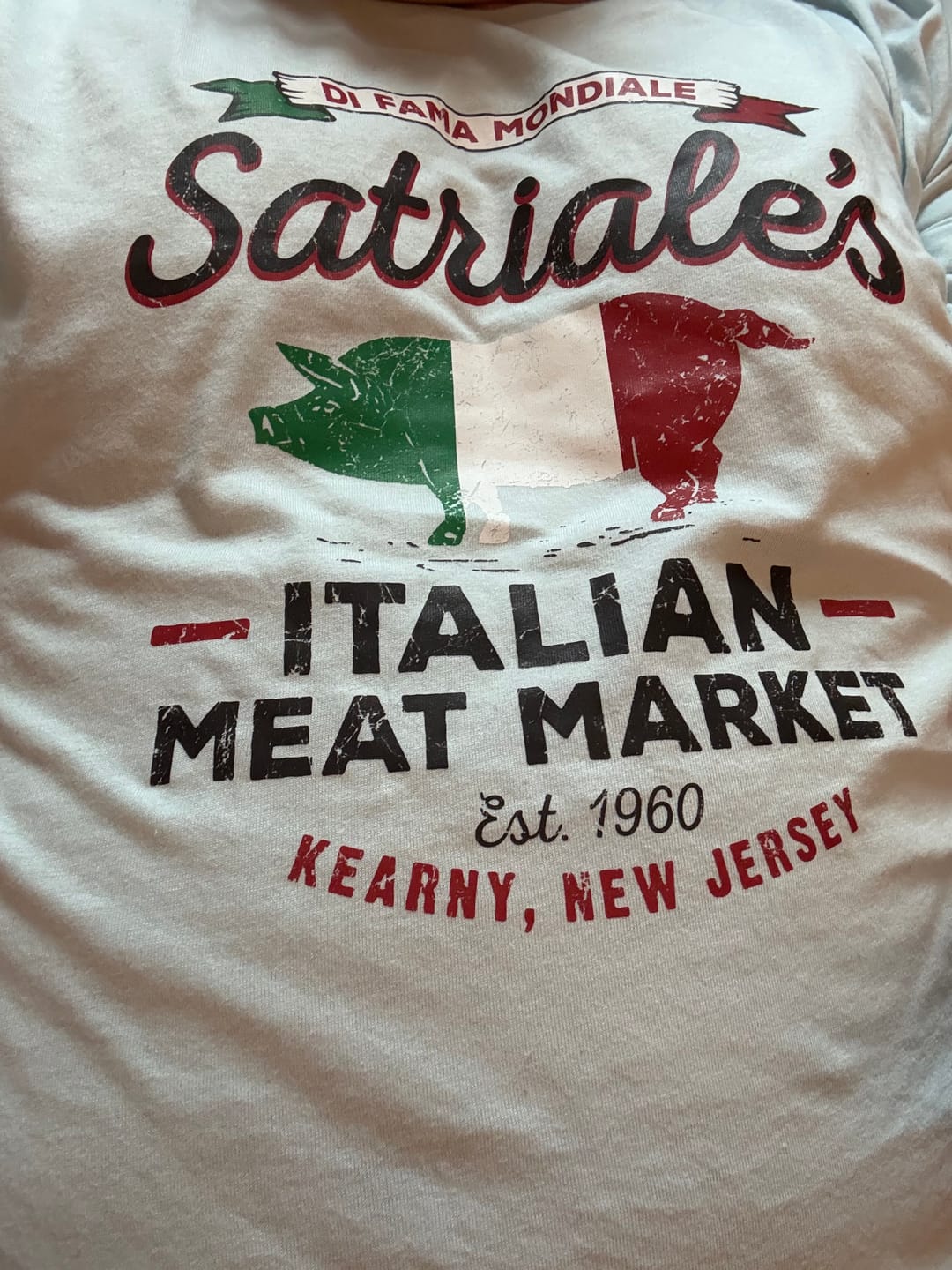 Customer photo review of Di Fama Mondiale Satriale's Men's/Unisex Super Soft Tee