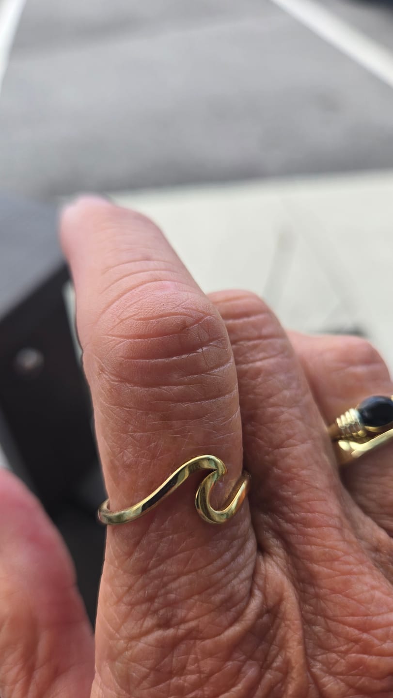 Customer photo review of Serenity Wave Ring