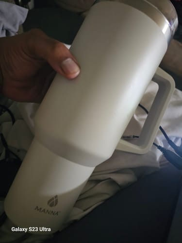 Customer photo review of 40 oz Atlas Tumbler w/Topper