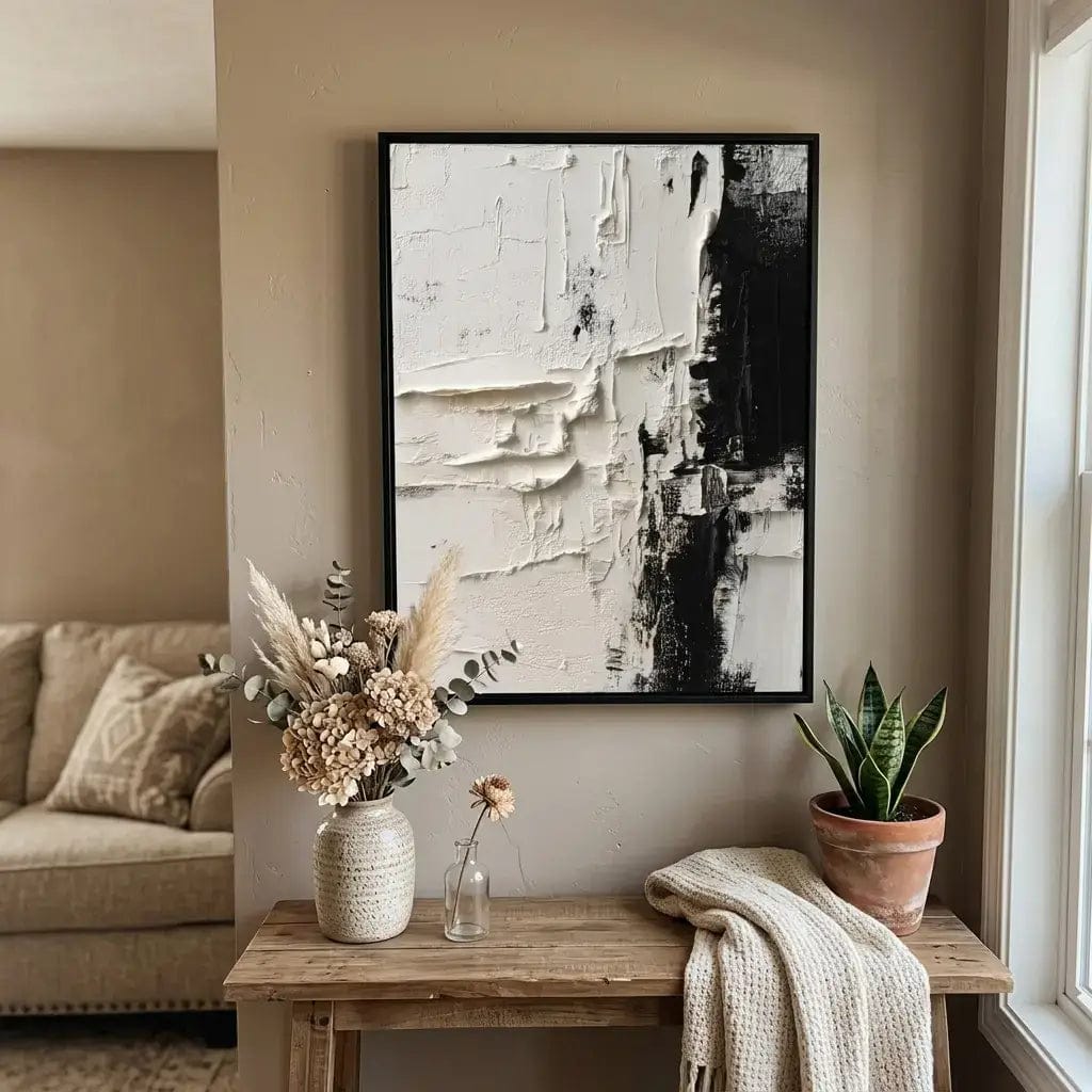 Customer photo review of Original Abstract Oil Painting #CXV066